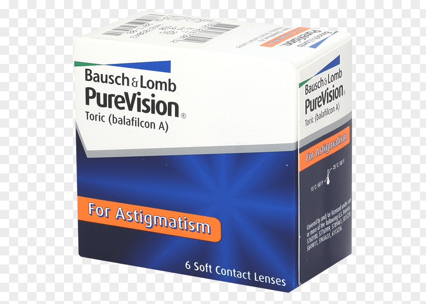 Promotional Panels Contact Lenses Bausch & Lomb PureVision Toric Lens Hydrogel PNG
