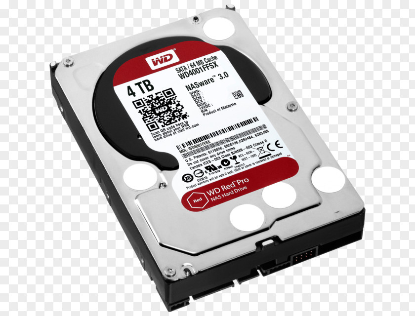 Serial ATA Western Digital WD Red Pro Hard Drives Network Storage Systems PNG