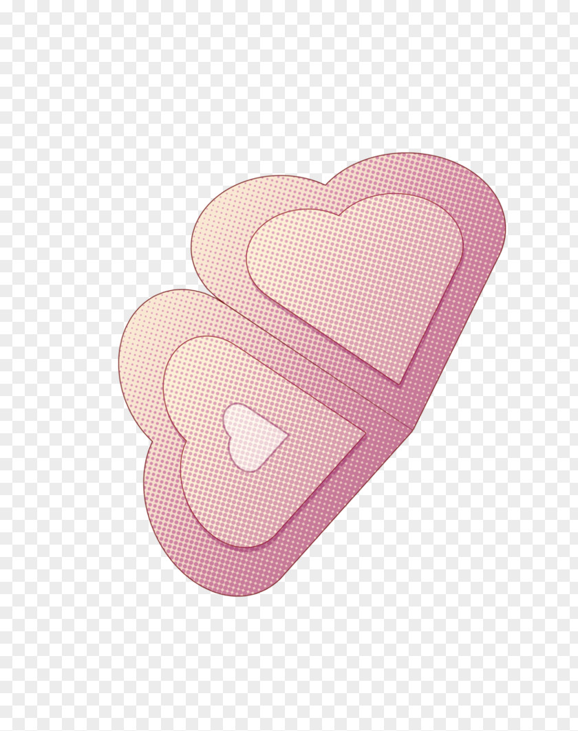 Valentine Card Pink M PNG
