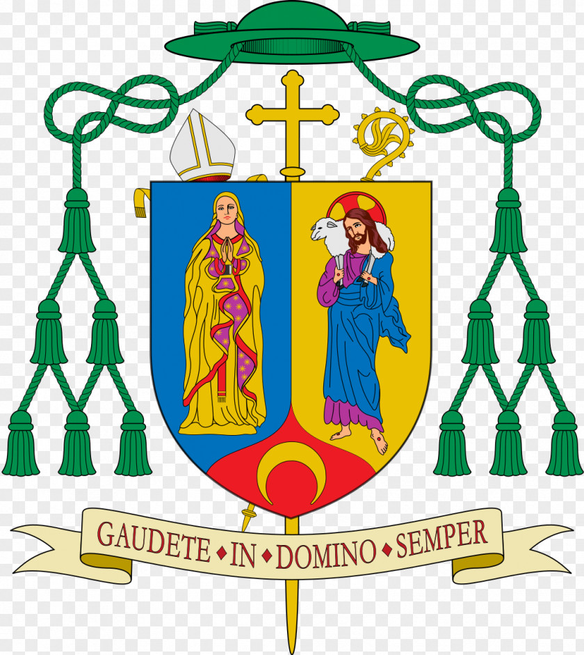 Coat Of Arms Bishop Ecclesiastical Heraldry Crest Almo Collegio Capranica PNG