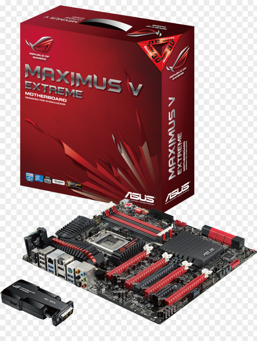 Graphics Cards & Video Adapters Motherboard LGA 1155 ASUS Maximus V Extreme Steckplatz PNG