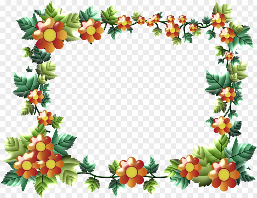 Holly Wreath Floral Decorative PNG