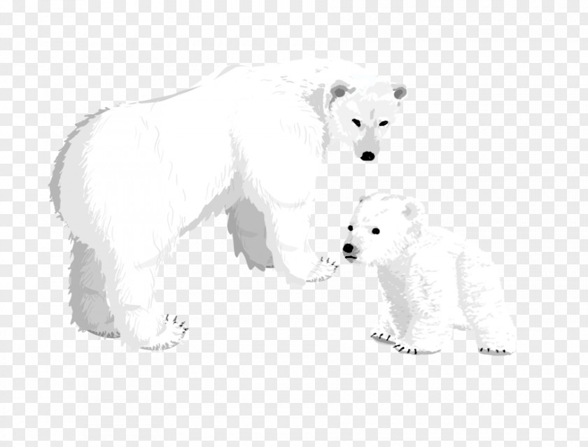 Polar Bear Arctic Ice Pack PNG