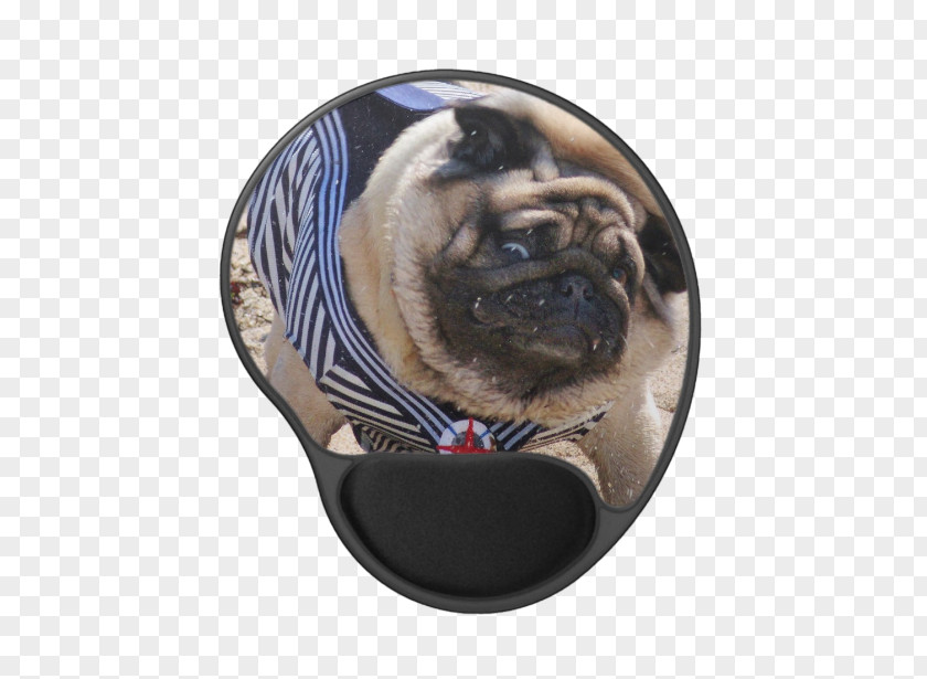 Pug Watercolor Dog Breed Sailor Snout Key Chains PNG