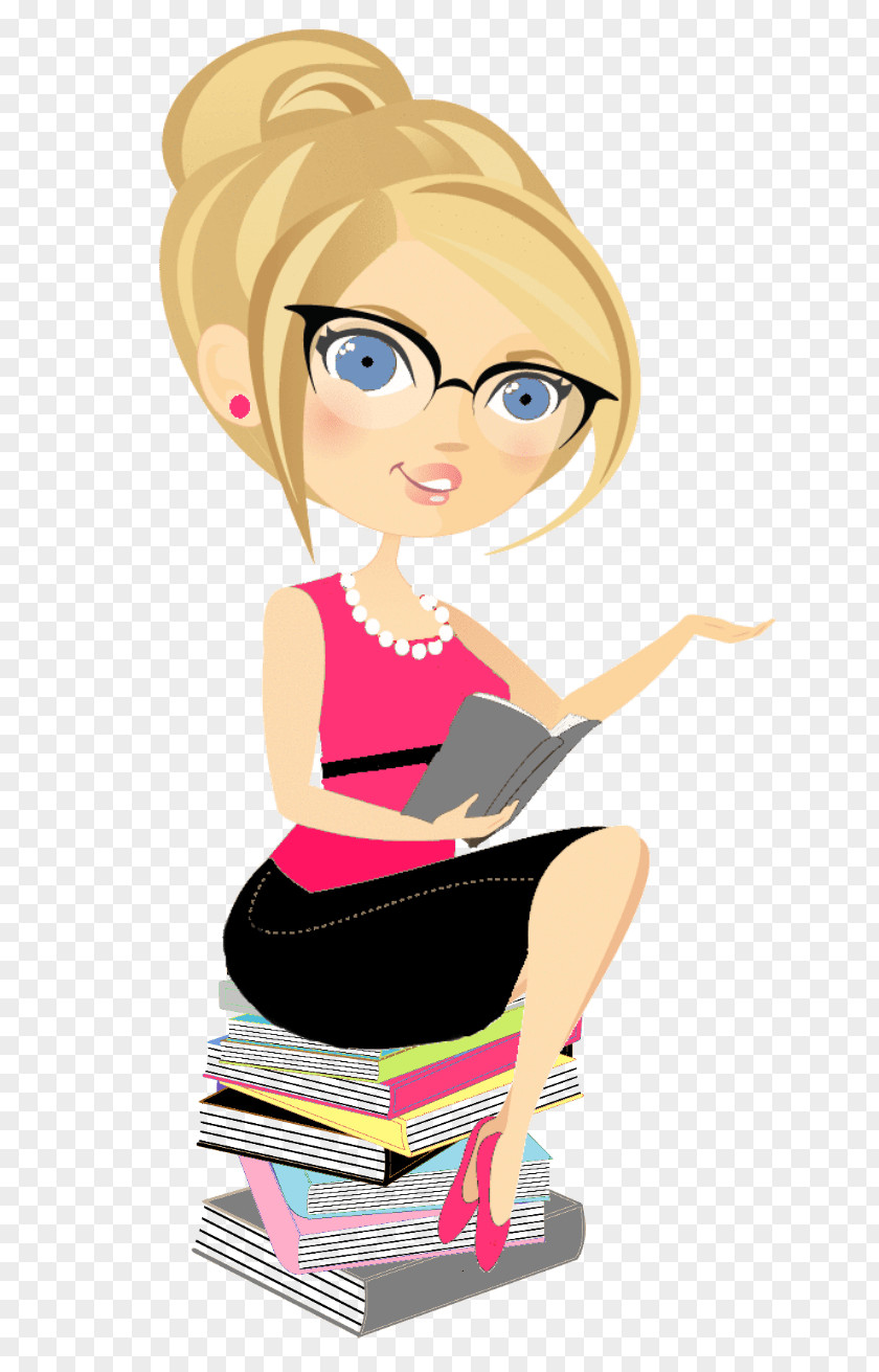 Style Reading Cartoon Fashion Illustration Clip Art PNG