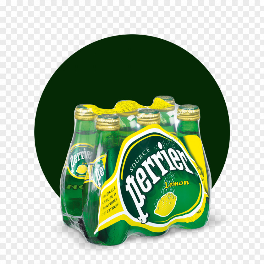 Water Lemon Perrier Lemonsoda Mineral Nestlé Waters Bottle PNG