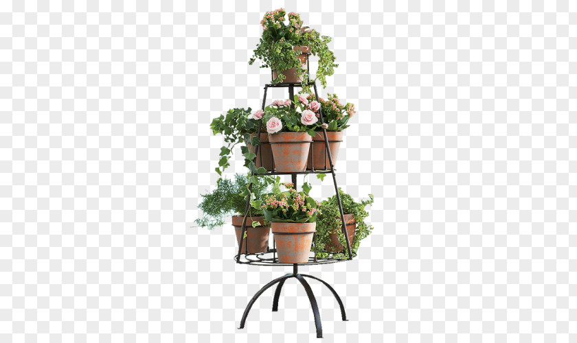 X Display Rack Flowerpot Houseplant Garden PNG