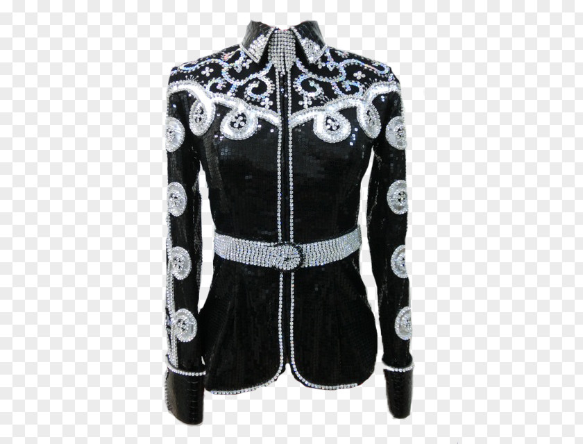 Arabic Dress Jacket Sleeve Black M PNG