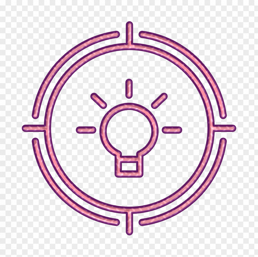 Idea Icon Target Creative PNG