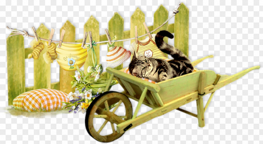 Parterre Wheelbarrow Cart Flower Wagon Garden PNG