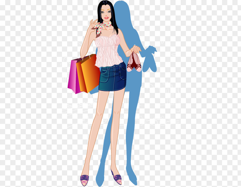 Shopping Vector Woman Bag PNG