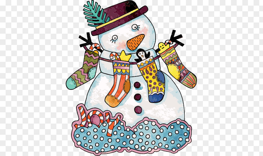 Snowman Christmas Clip Art PNG