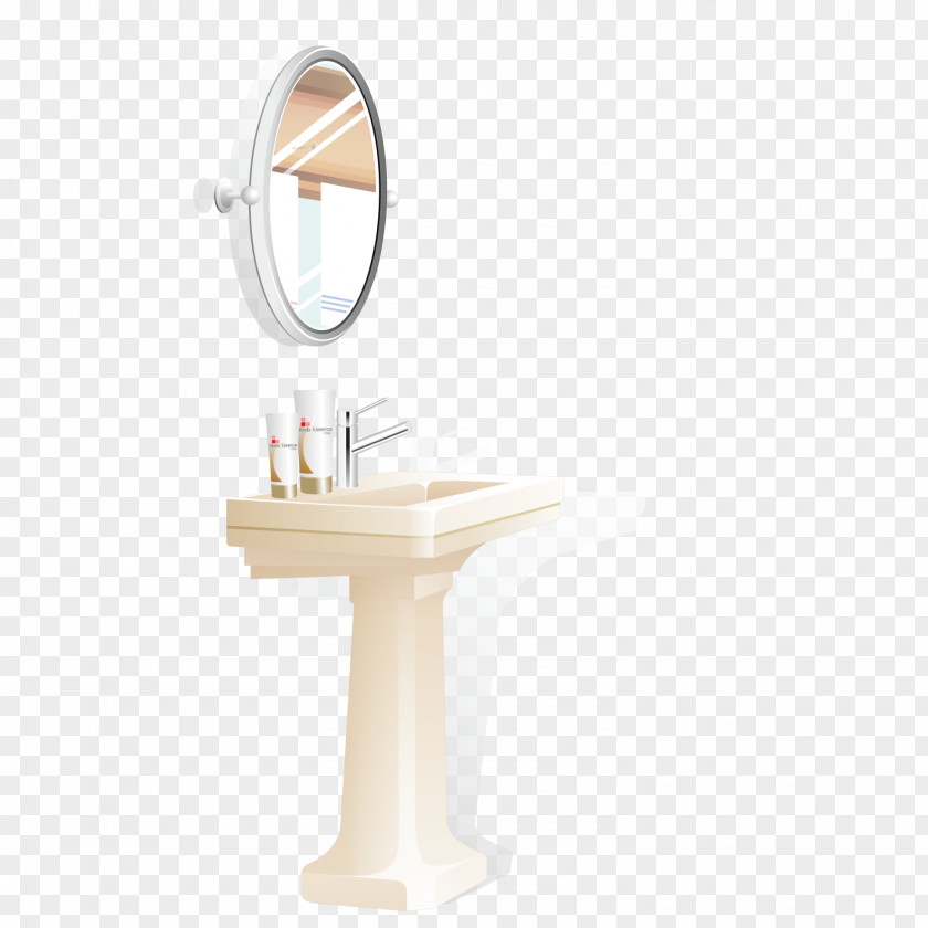 Vector Toilet Bathroom Mirror PNG