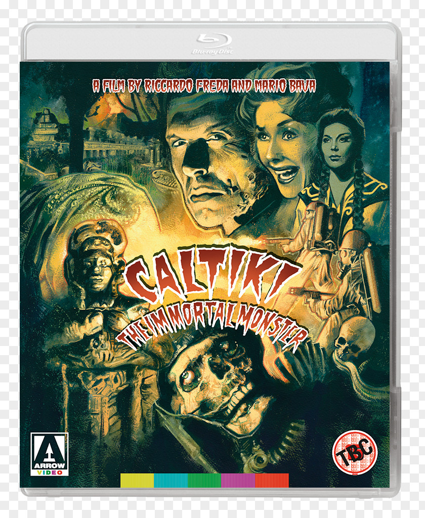 Dvd Caltiki The Undying Monster Blu-ray Disc Arrow Films DVD YouTube PNG