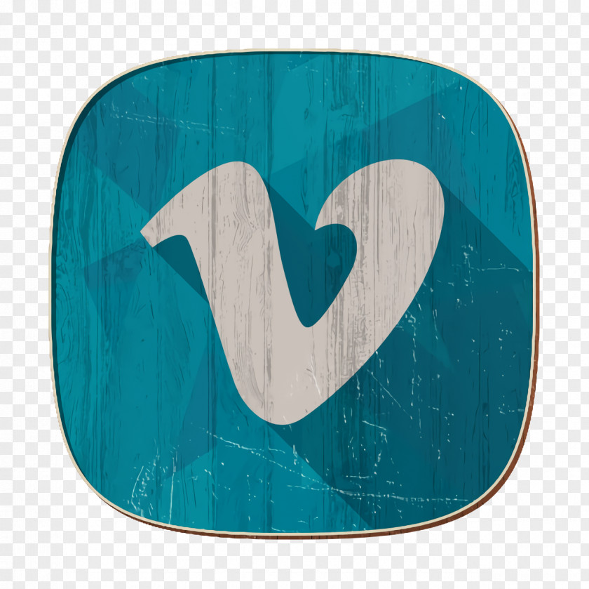 Electric Blue Heart Social Network Icon Video Vimeo PNG