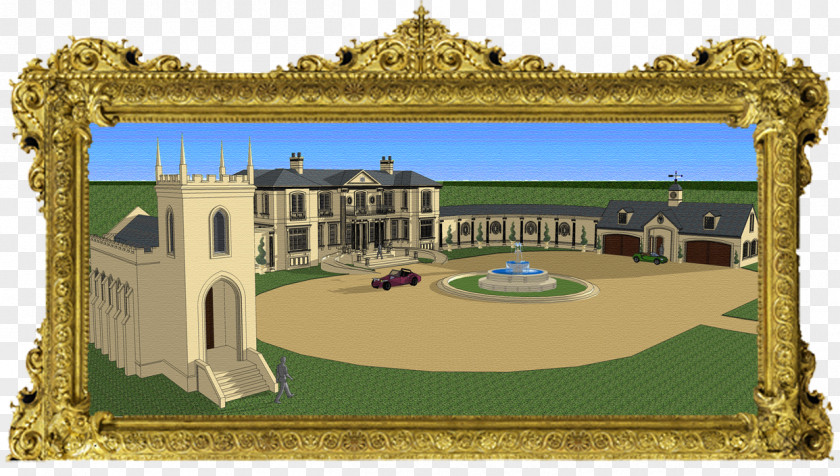 Manor Building Facade Mansion English Country House PNG