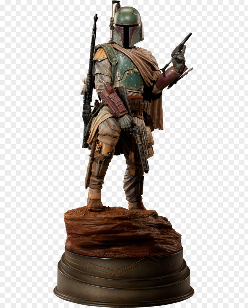 Star Wars Boba Fett Anakin Skywalker Figurine Sideshow Collectibles PNG