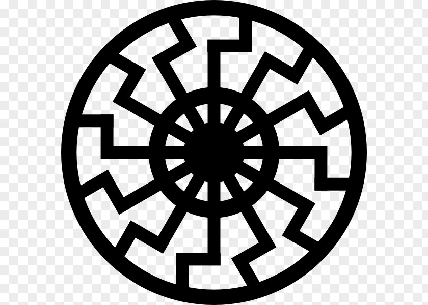 Symbol Wewelsburg Black Sun Solar Cross Nazism PNG