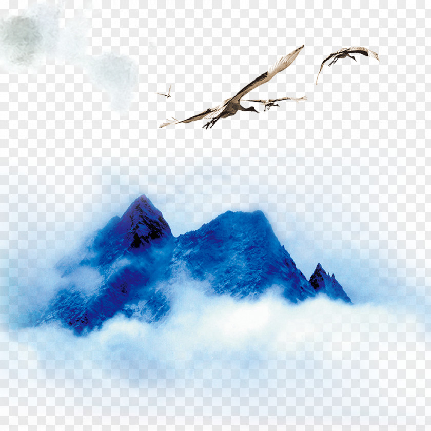China Wind Blackbird Cloud Analects Junzi Confucianism I Ching Ren PNG