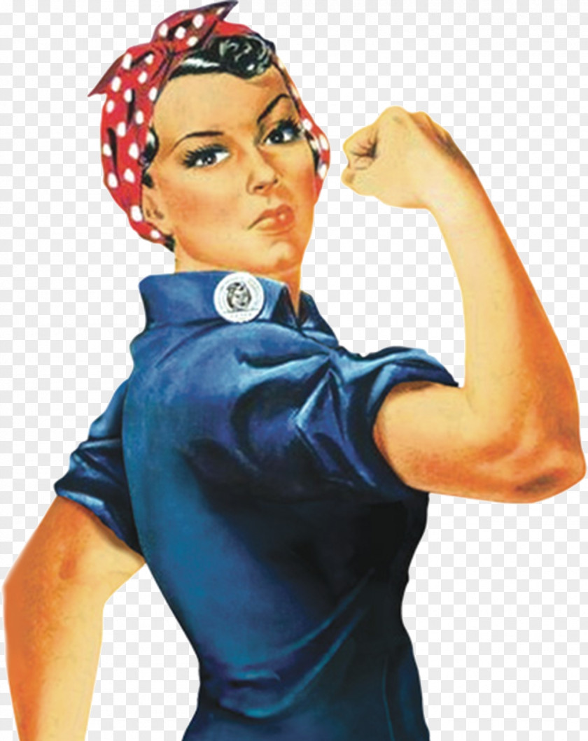 Powerful Woman We Can Do It! Rosie The Riveter Home Front PNG