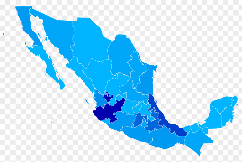 United States Mexico Map PNG