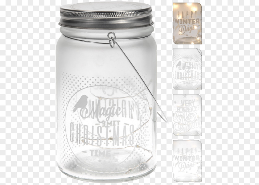 Glass Mason Jar Food Storage Containers PNG