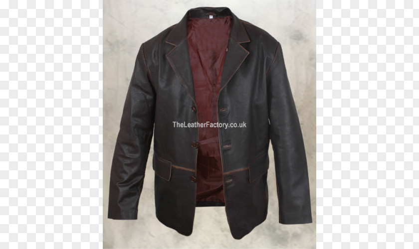 Blazer Leather Jacket Outerwear PNG