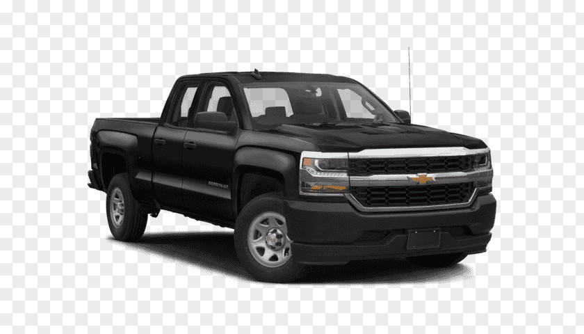 Chevrolet General Motors 2018 Silverado 1500 Double Cab Pickup Truck Four-wheel Drive PNG