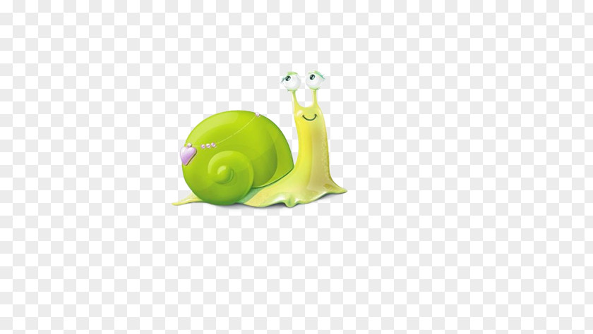 Cute Little Snail Icon PNG