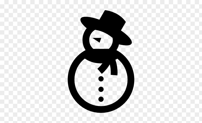 Cute Snowman Scarf Hat PNG