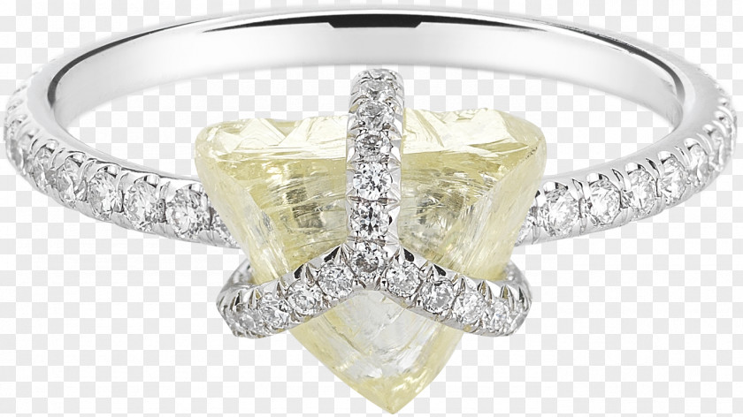 Diamond Triangular Pieces Jewellery Wedding Ring Silver PNG