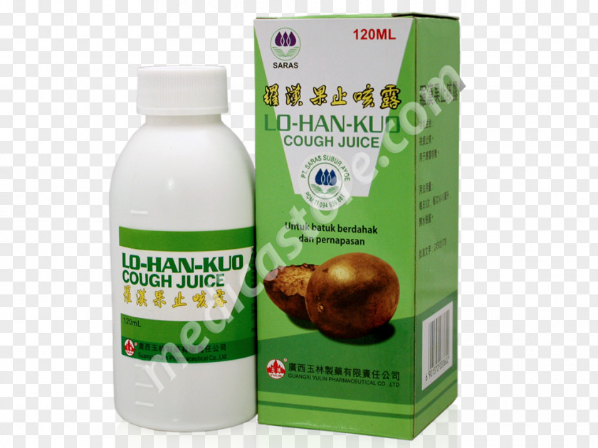Juice Dietary Supplement Cough Luo Han Guo Syrup PNG