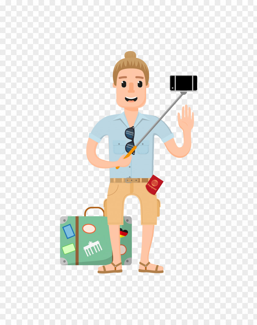 Tourist Travel Character Vacation PNG