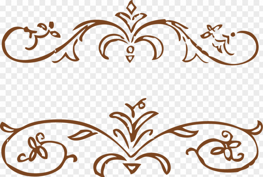 Vector Creative Design Edging Floral Frame Icon Wire-frame Model Clip Art PNG