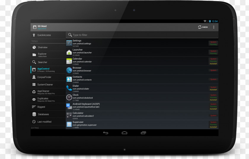 Android Tablet Computers PNG