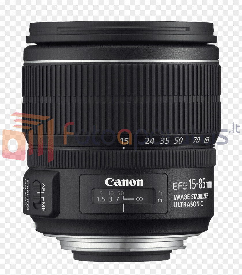 Camera Lens Canon EF-S 15–85mm Mount EF EOS 15-85mm F/3.5-5.6 IS USM PNG