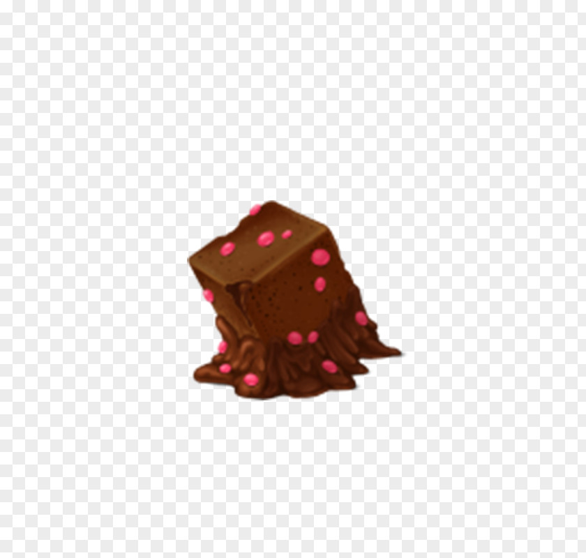 Chocolate Ice Cream Creative Cube Cake Birthday Icon PNG