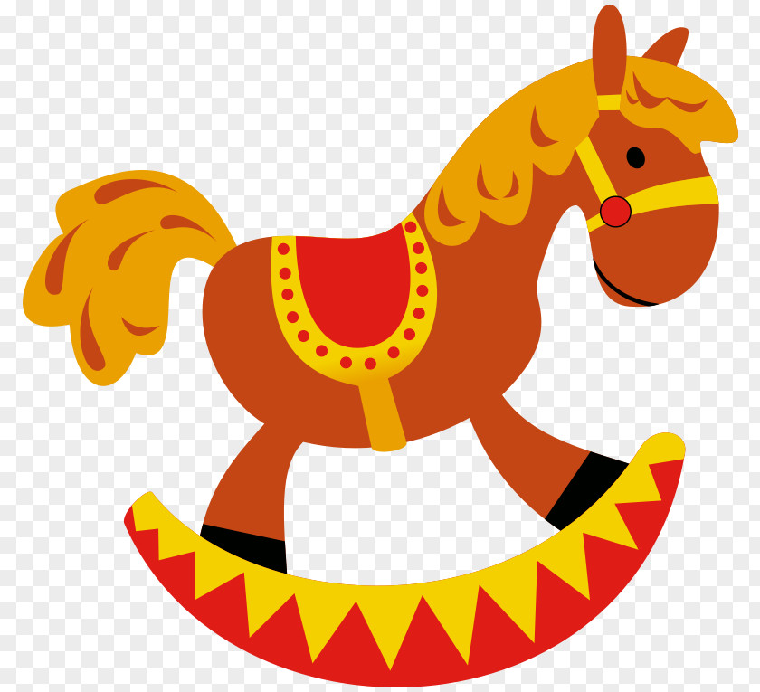 Funny Horse Clipart Rocking Toy Clip Art PNG