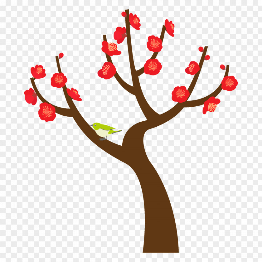 Plum Tree Winter Flower PNG