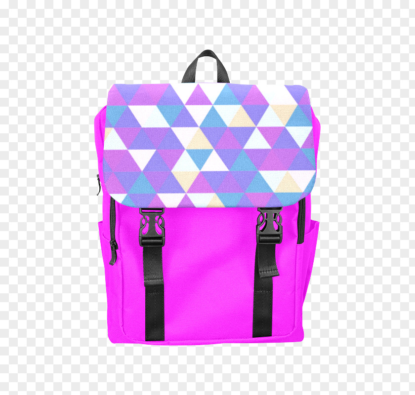 Purplish Blue Color Diamond Triangle Backpack Handbag Duffel Bags Shoulder PNG