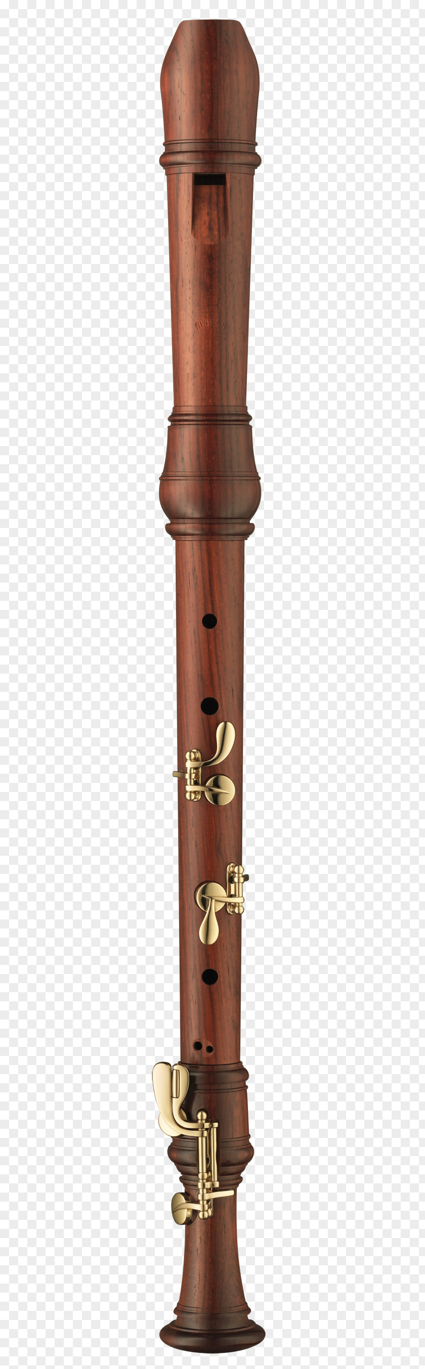 Tenor Recorder Copper 01504 Brass PNG