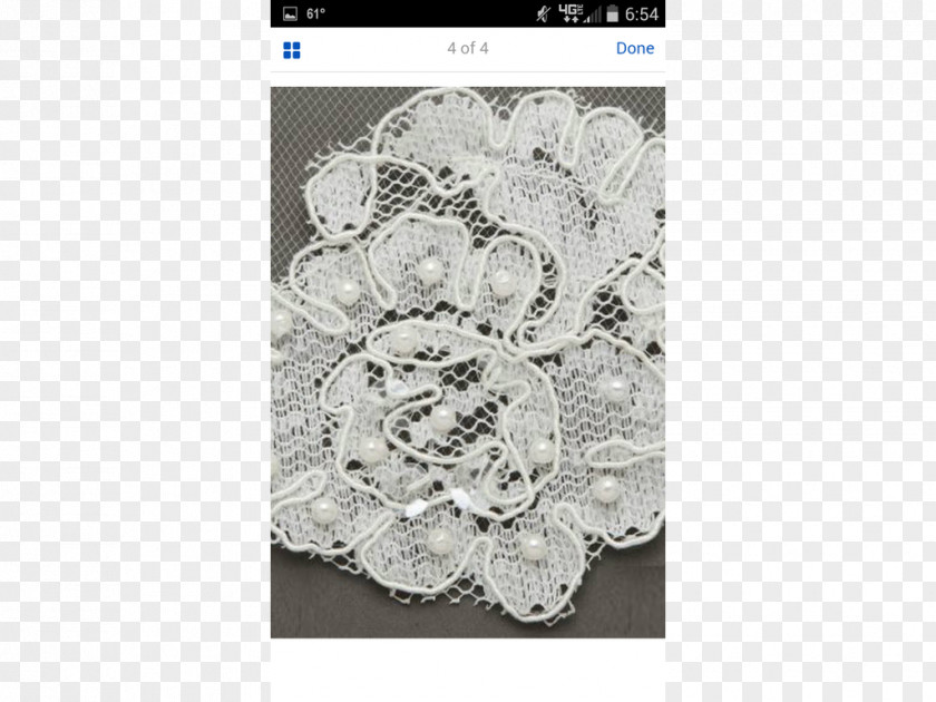 Wedding Gate Doily Lace Embellishment Crochet Pattern PNG