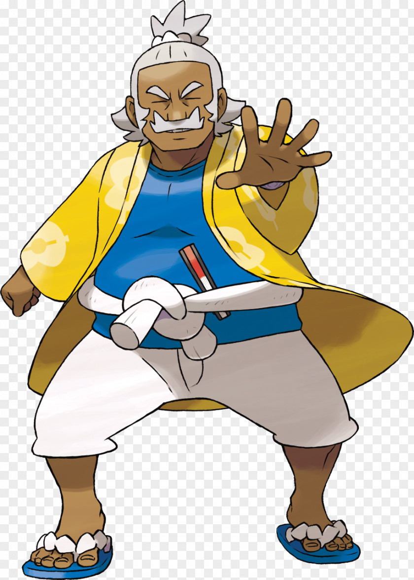 Alola Video Games Kahuna Character Cosplay PNG