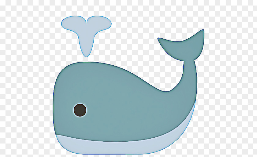 Blue Whale Turquoise Cartoon PNG