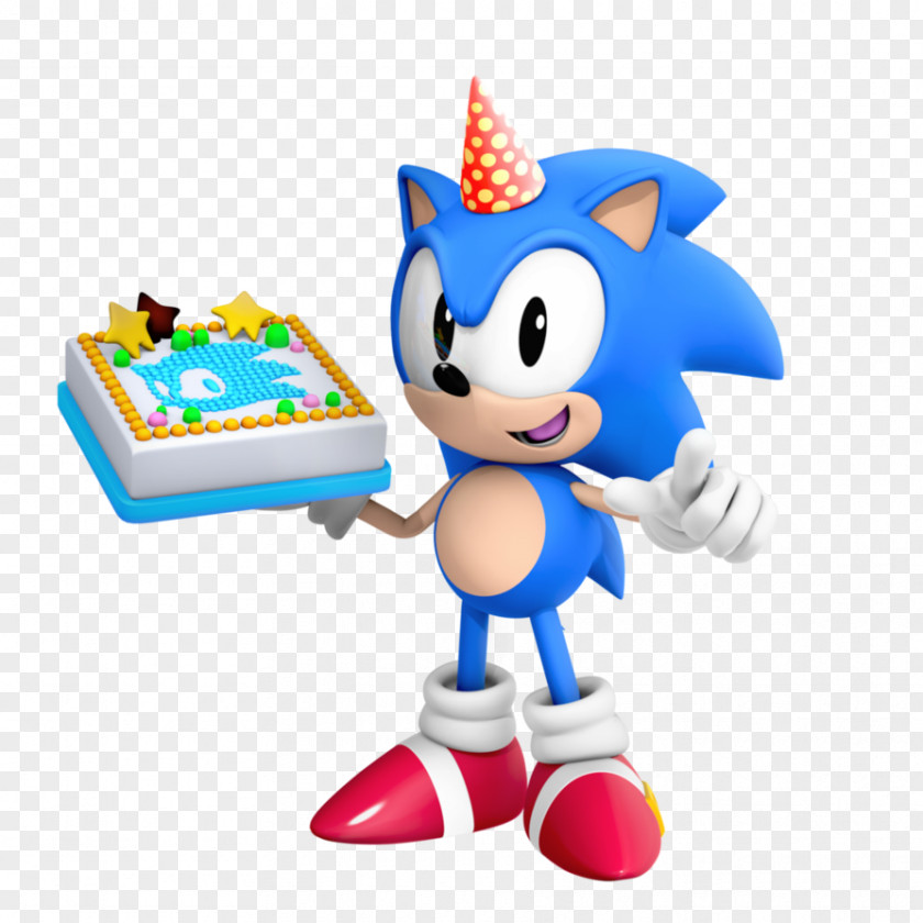 Classic Sonic The Hedgehog Runners Generations Doctor Eggman Birthday Cake PNG