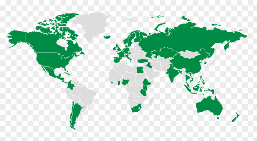 World Map Globe Presentation PNG