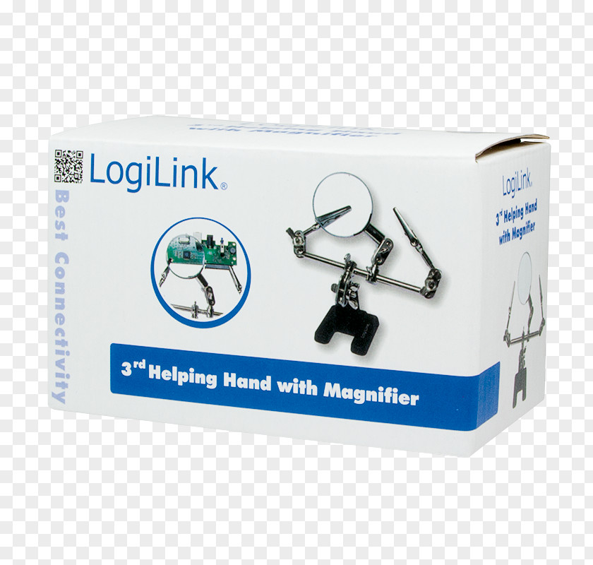 3rd Helping Hand With Magnifier 2direct LogiLink PX0014 Product Design TechnologyLupe PNG