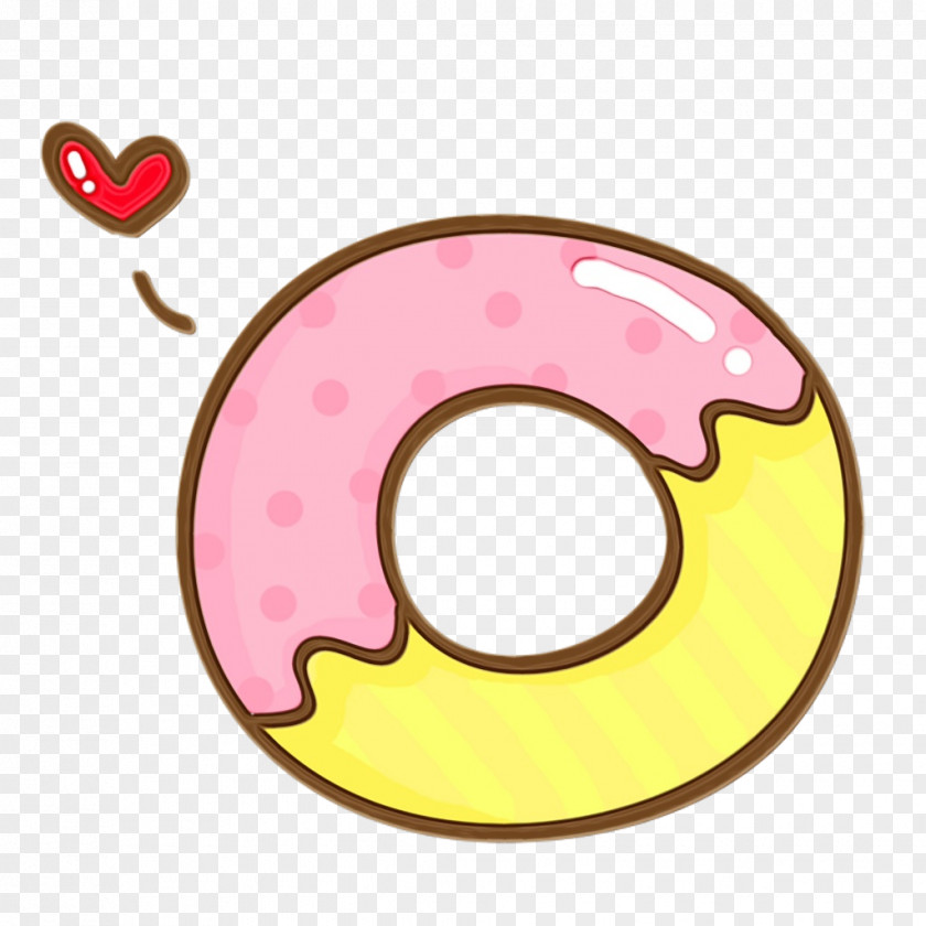 Cartoon Doughnut Circle Infant Gratis PNG