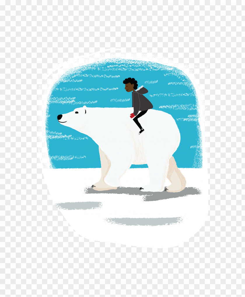 Customize Trophy Polar Bear Plunge Illustrator Illustration Mammal PNG