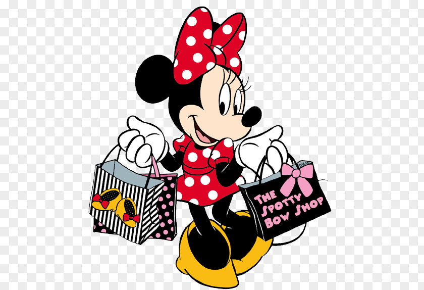 Disney Cliparts Shopping Minnie Mouse Mickey Daisy Duck Pluto PNG